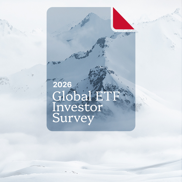 Survey cover: 2026 Global ETF Investor Survey publication 
