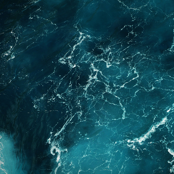 deep blue sea water